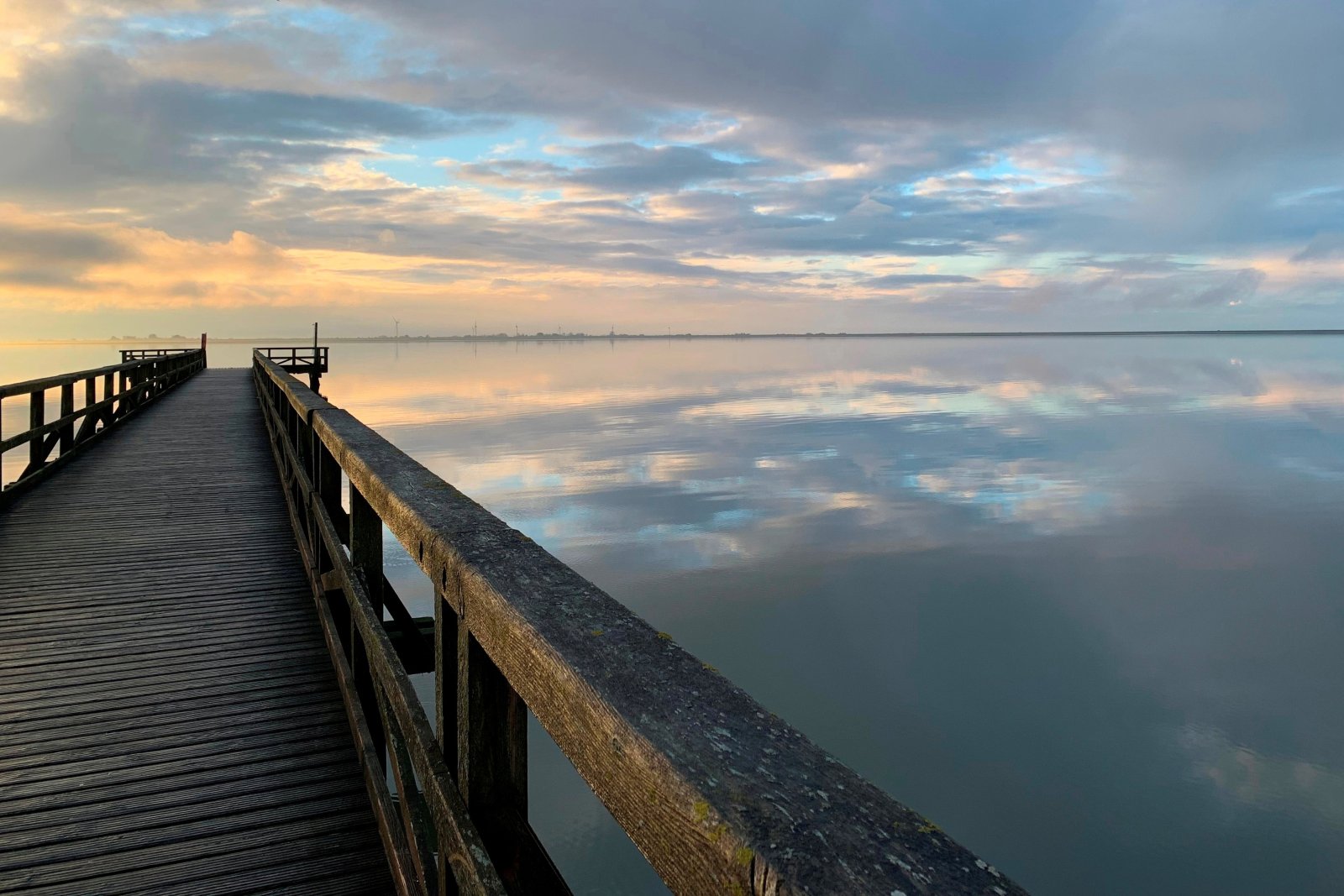 Blick von Husum auf Nordstrand